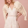 Women LoveShackFancy Alik Lace Mini Dress