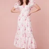 Women LoveShackFancy Angie Cotton Midi Dress