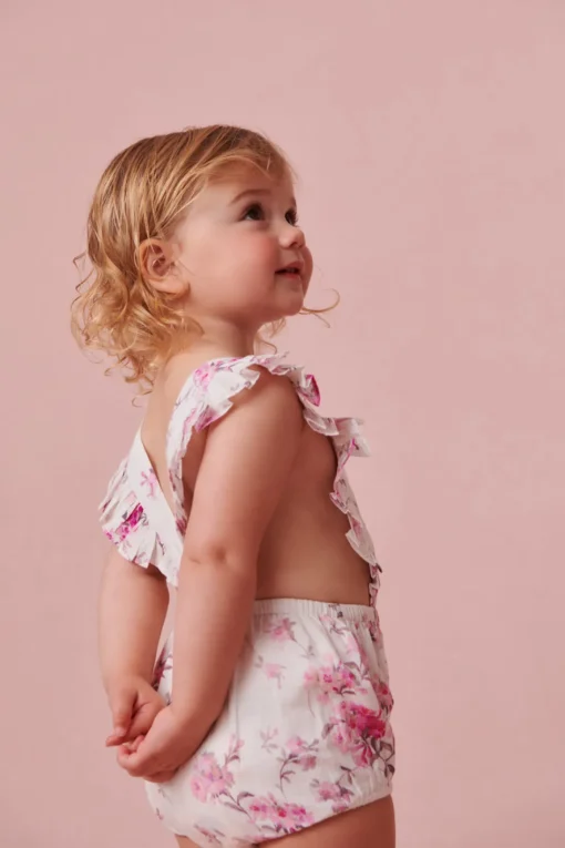 LoveShackFancy Baby Cantara Floral Pinafore
