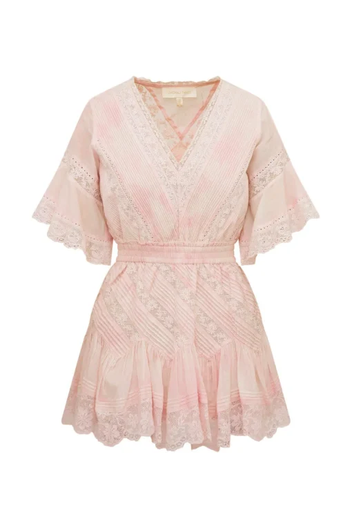 Women LoveShackFancy Calamina Lace Mini Dress
