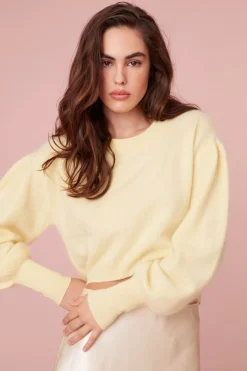 Women LoveShackFancy Candela Cashmere Pullover