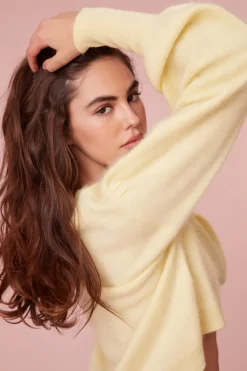 Women LoveShackFancy Candela Cashmere Pullover