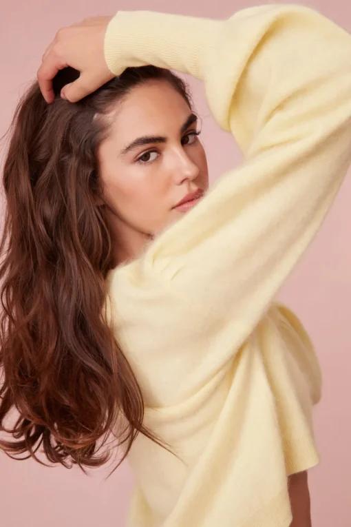Women LoveShackFancy Candela Cashmere Pullover