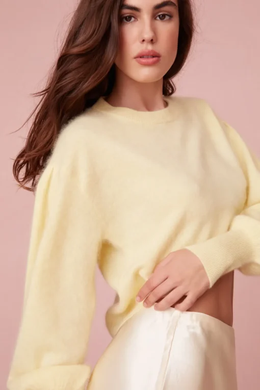 Women LoveShackFancy Candela Cashmere Pullover