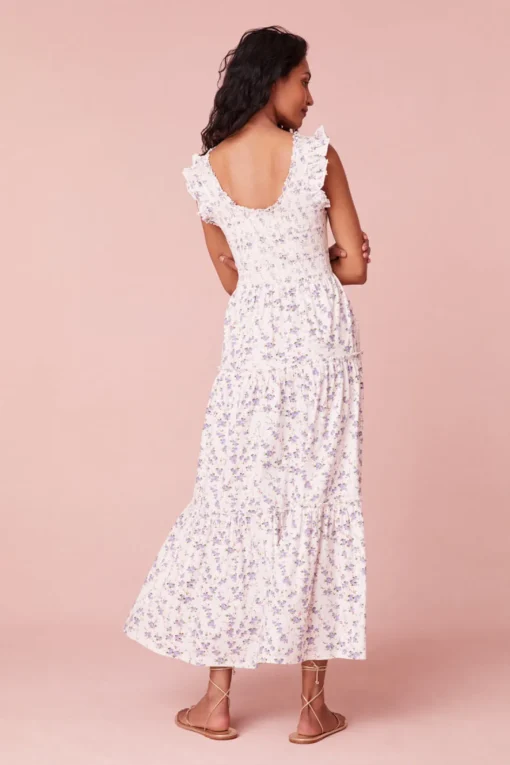 Women LoveShackFancy Chessie Floral Dress