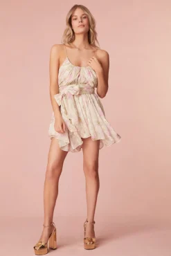 Women LoveShackFancy Clairo Floral Mini Dress
