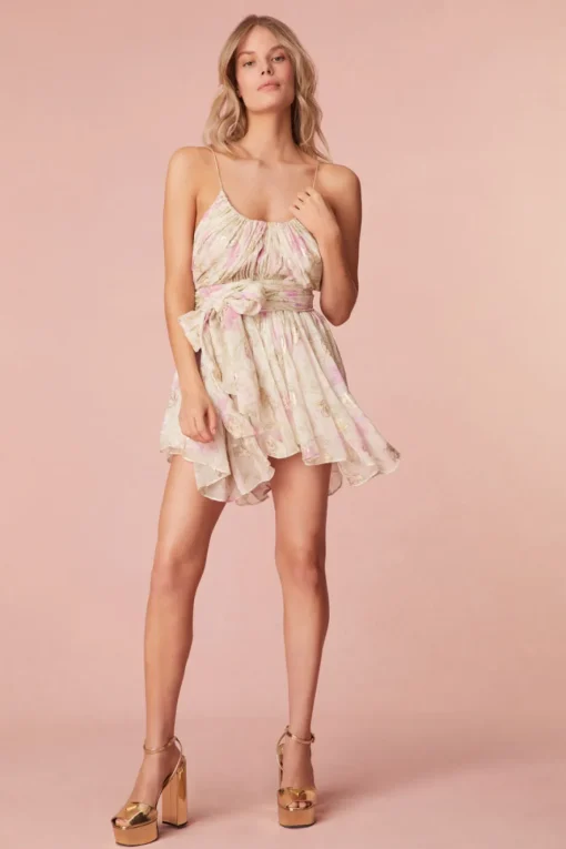Women LoveShackFancy Clairo Floral Mini Dress