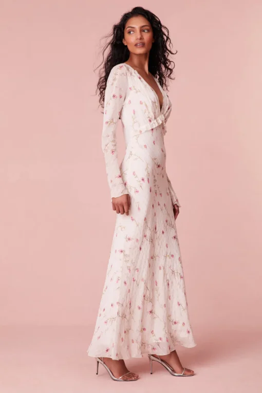 Women LoveShackFancy Dalila Dainty Floral Maxi Dress