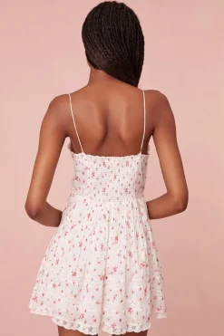 Women LoveShackFancy Docila Mini Floral Cotton Dress