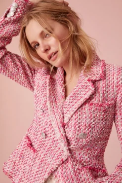 Women LoveShackFancy Duvel Tailored Tweed Jacket