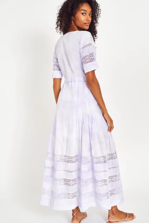 Women LoveShackFancy Edie Cotton Midi Dress