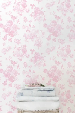 LoveShackFancy Everblooming Rosettes Wallpaper