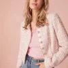 Women LoveShackFancy Falima Tweed Cropped Jacket