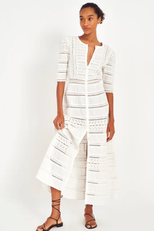 Women LoveShackFancy Flora Cotton Maxi Dress