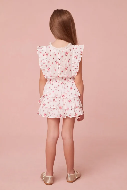 LoveShackFancy Girls Decker Cotton Dress