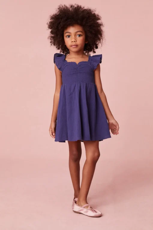LoveShackFancy Girls Mefford Cotton Dress