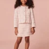 LoveShackFancy Girls Roelle Tweed Skirt