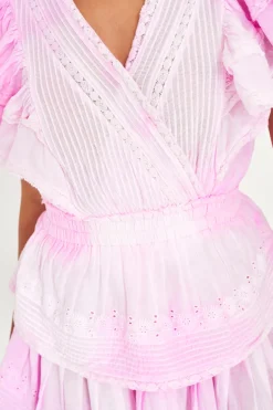 LoveShackFancy Gwen Heritage Mini Dress