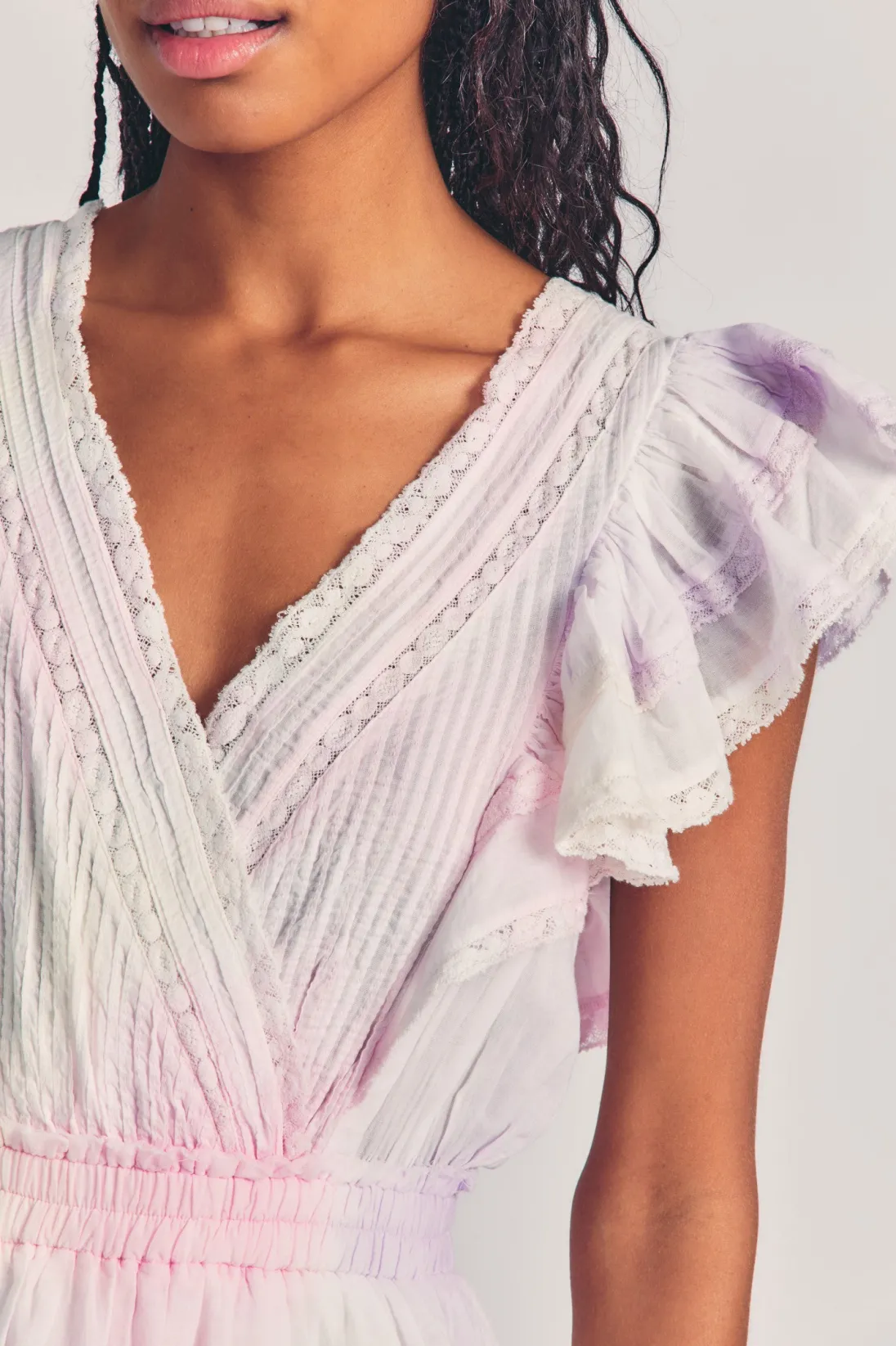 LoveShackFancy Gwen Heritage Mini Dress