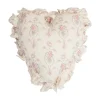 LoveShackFancy Heart Shape Ruffle Pillow