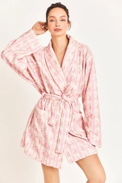 Women LoveShackFancy Indie Cotton Bath Robe