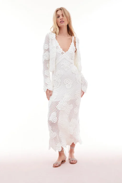 Women LoveShackFancy Kylan Crochet Cardigan