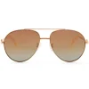 LoveShackFancy Lalita Aviator Sunglasses