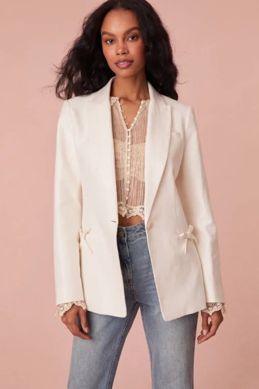 Women LoveShackFancy Lamia Tailored Suit Jacket