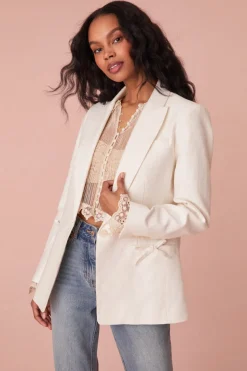 Women LoveShackFancy Lamia Tailored Suit Jacket