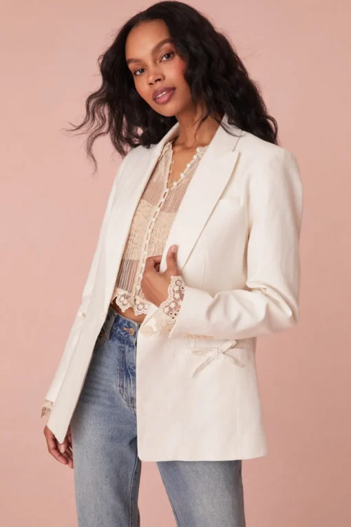 Women LoveShackFancy Lamia Tailored Suit Jacket