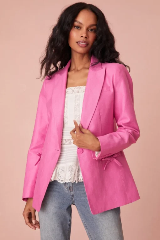 Women LoveShackFancy Lamia Tailored Suit Jacket
