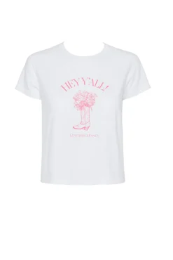 Women LoveShackFancy Lia City Graphic Tee