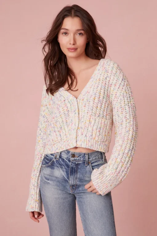 Women LoveShackFancy Meli Cotton Cardigan