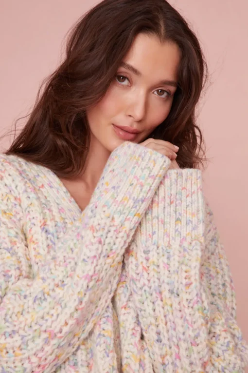 Women LoveShackFancy Meli Cotton Cardigan
