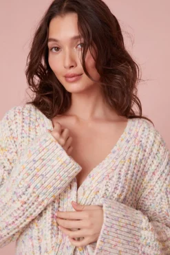 Women LoveShackFancy Meli Cotton Cardigan