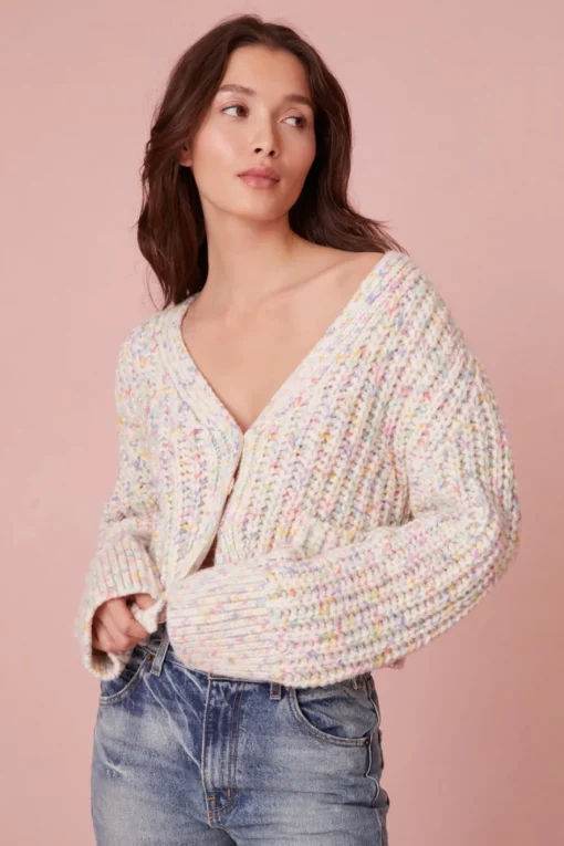Women LoveShackFancy Meli Cotton Cardigan