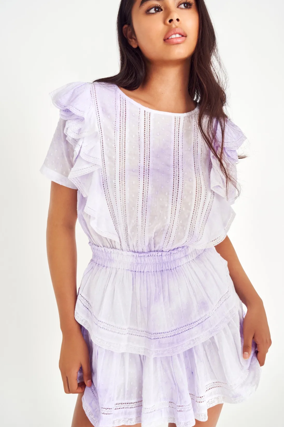 LoveShackFancy Natasha Heritage Mini Dress