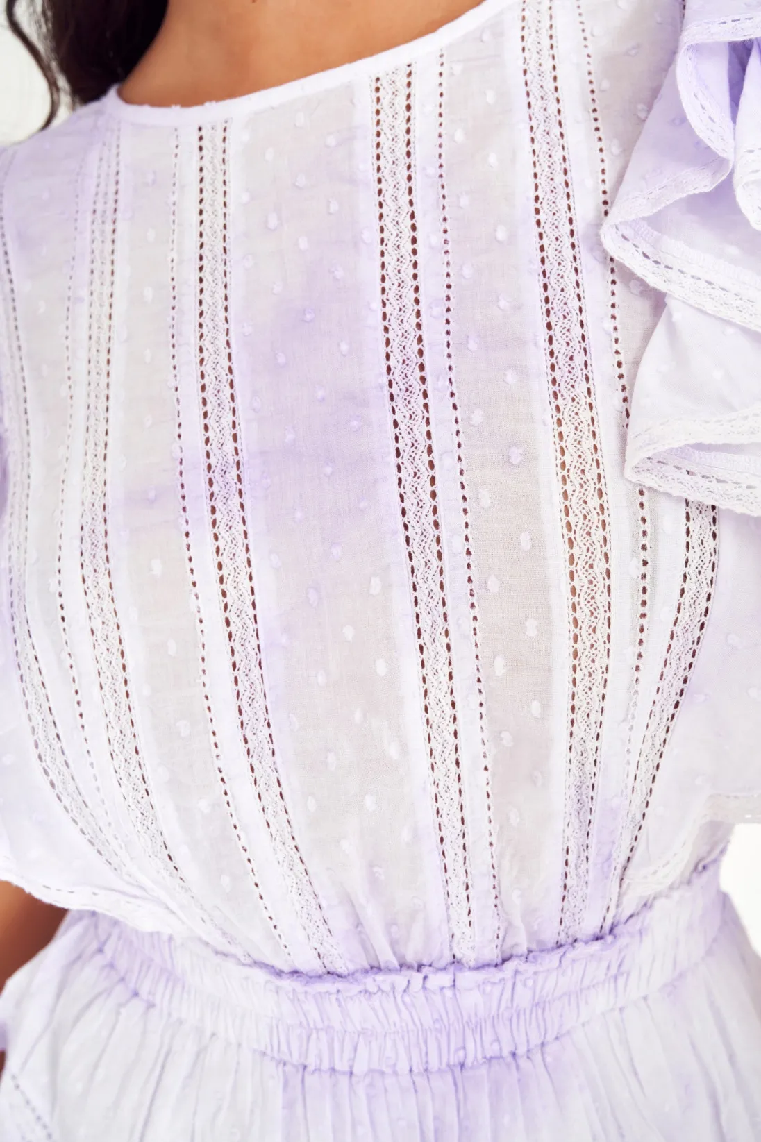 LoveShackFancy Natasha Heritage Mini Dress