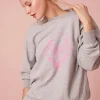 Women LoveShackFancy Palo Racquet Club Fleece Pullover