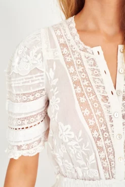 Women LoveShackFancy Quincy Mini Dress