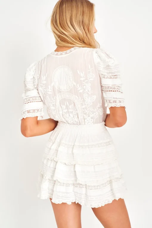 Women LoveShackFancy Quincy Mini Dress