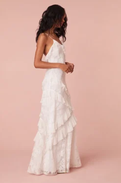 Women LoveShackFancy Rialto Lace Maxi Dress