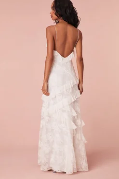 Women LoveShackFancy Rialto Lace Maxi Dress