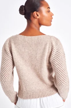 Women LoveShackFancy Rosie Heritage Pullover Sweater