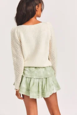 Women LoveShackFancy Rosie Heritage Pullover Sweater