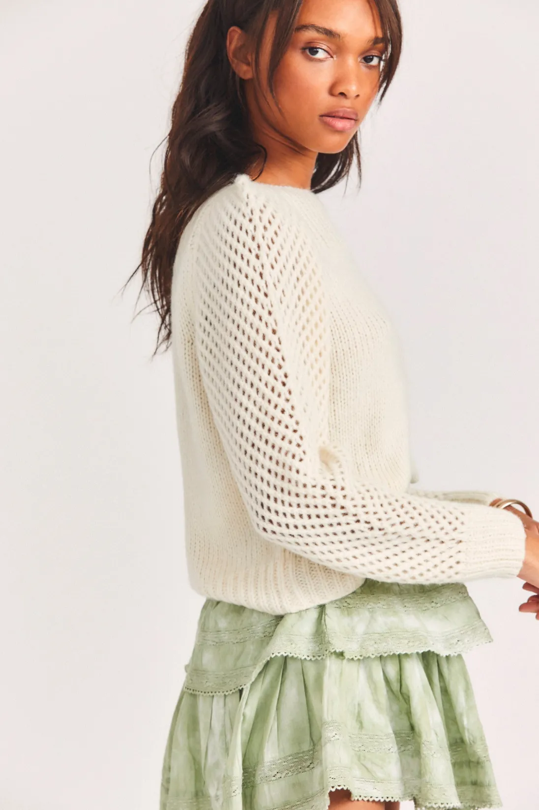 Women LoveShackFancy Rosie Heritage Pullover Sweater