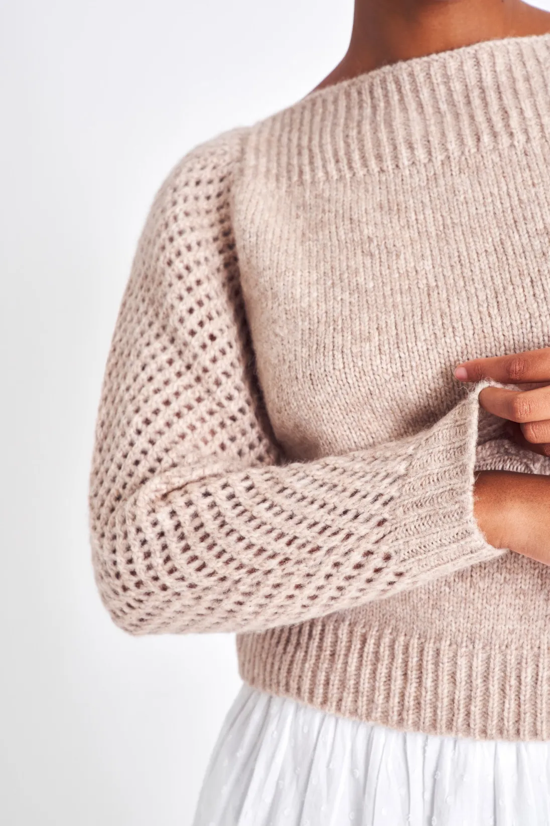 Women LoveShackFancy Rosie Heritage Pullover Sweater