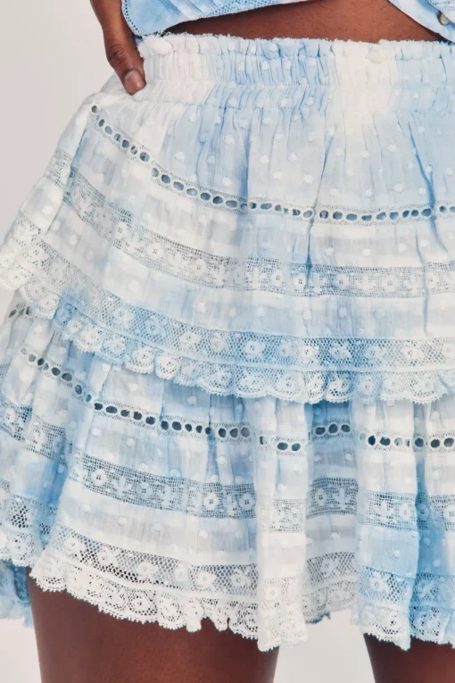 LoveShackFancy Ruffle Mini Skirt
