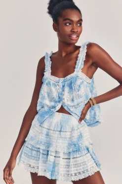 LoveShackFancy Ruffle Mini Skirt