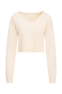 Women LoveShackFancy Sansa Cashmere Bow Pullover